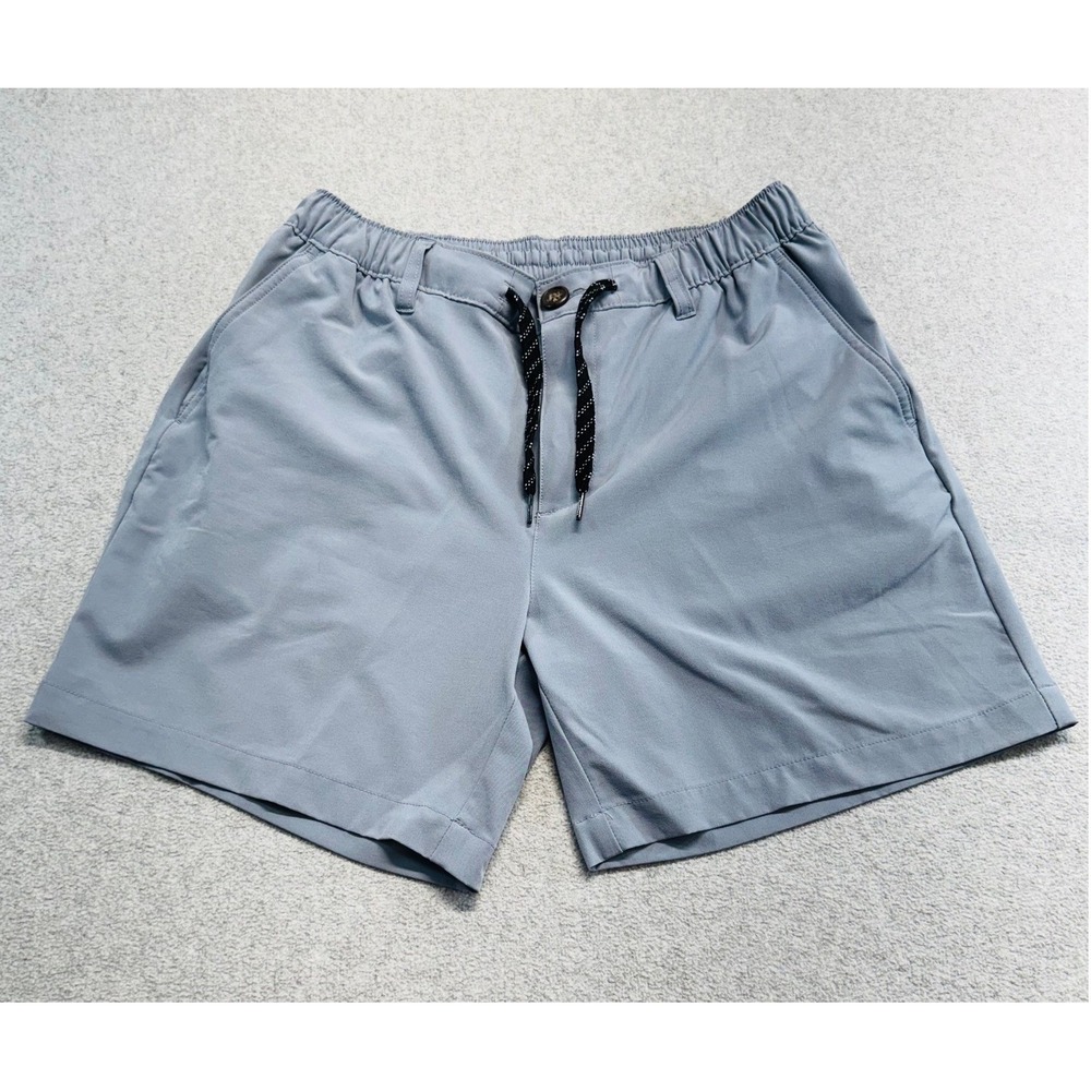 Chubbies Mens M Gray Everywear Performance Shorts 6" Inseam Stretch Drawstring